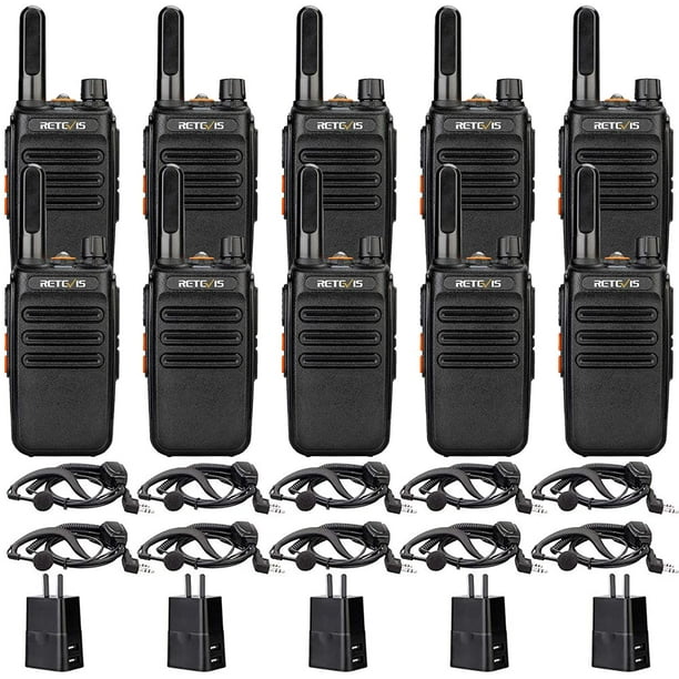 4x Leadzm LE-C2 Two Way Ham Radio UHF 400-470MHz Walkie Talkie